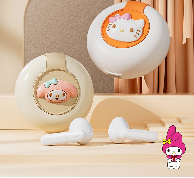 Hello Kitty Bluetooth 5.2 Wireless Earbuds, Waterproof, Affordable