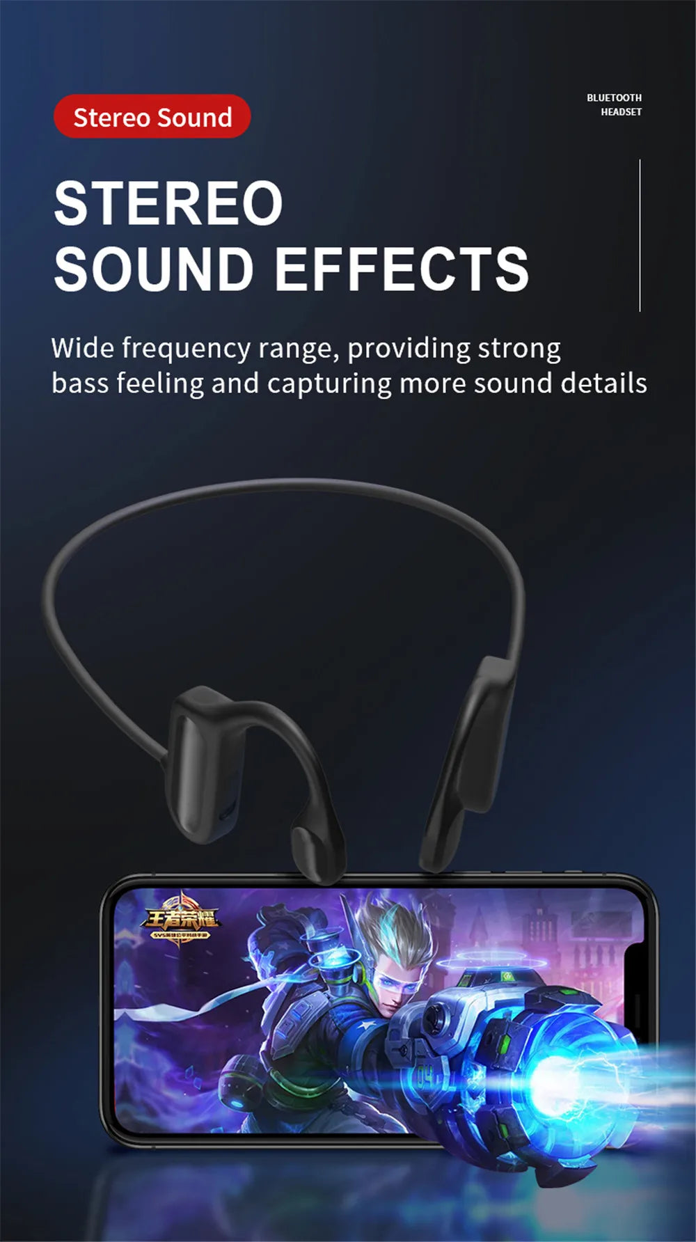 Best Sweatproof Ear Hook Headphones with Bluetooth 5.2