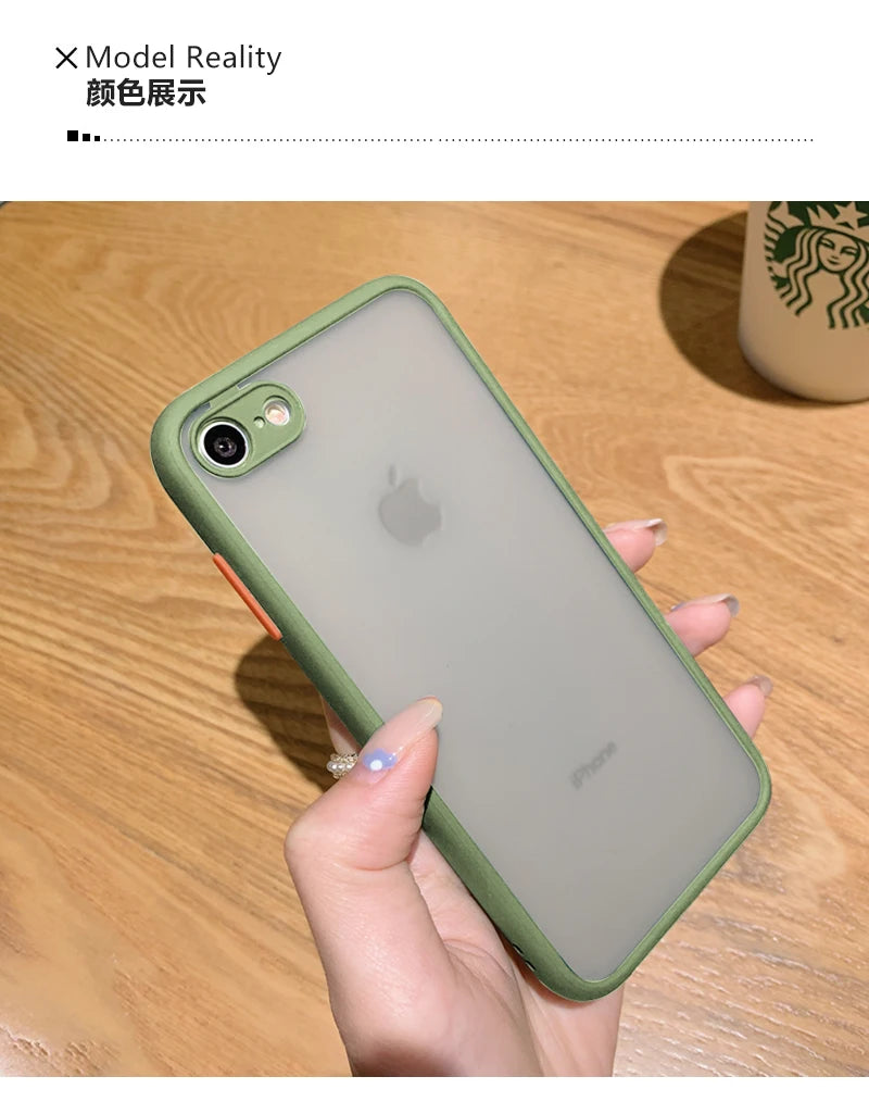 Frosted iPhone SE 2022/2020/7/8 Case