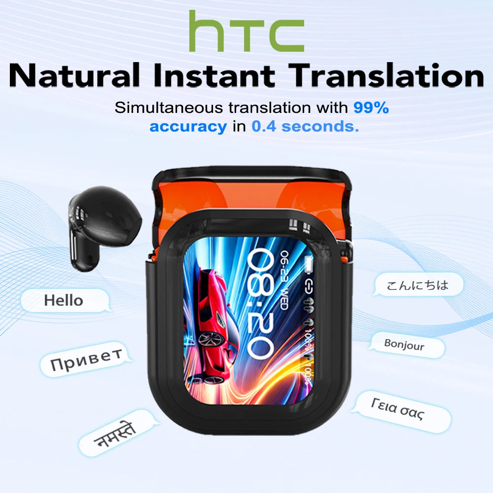 Real-Time Translation Earbuds Wireless Bluetooth IPX4 Waterproof
