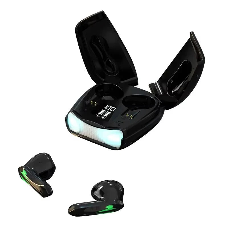 Gaming Earbuds X16 Pro Low-Latency Bluetooth 5.2 LED Case - JEFF's Favorite Picks