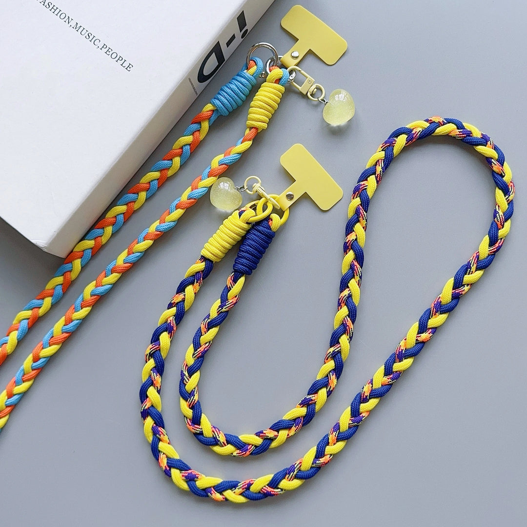 ZHANZHI Cartoon Phone Lanyard | Universal Crossbody Long Rope Strap | Decorative Pendant Accessory