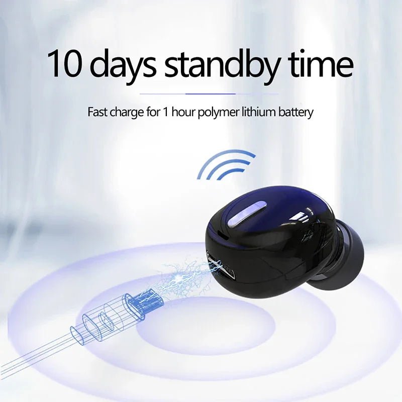 Mini Bluetooth Single Earbud with Mic