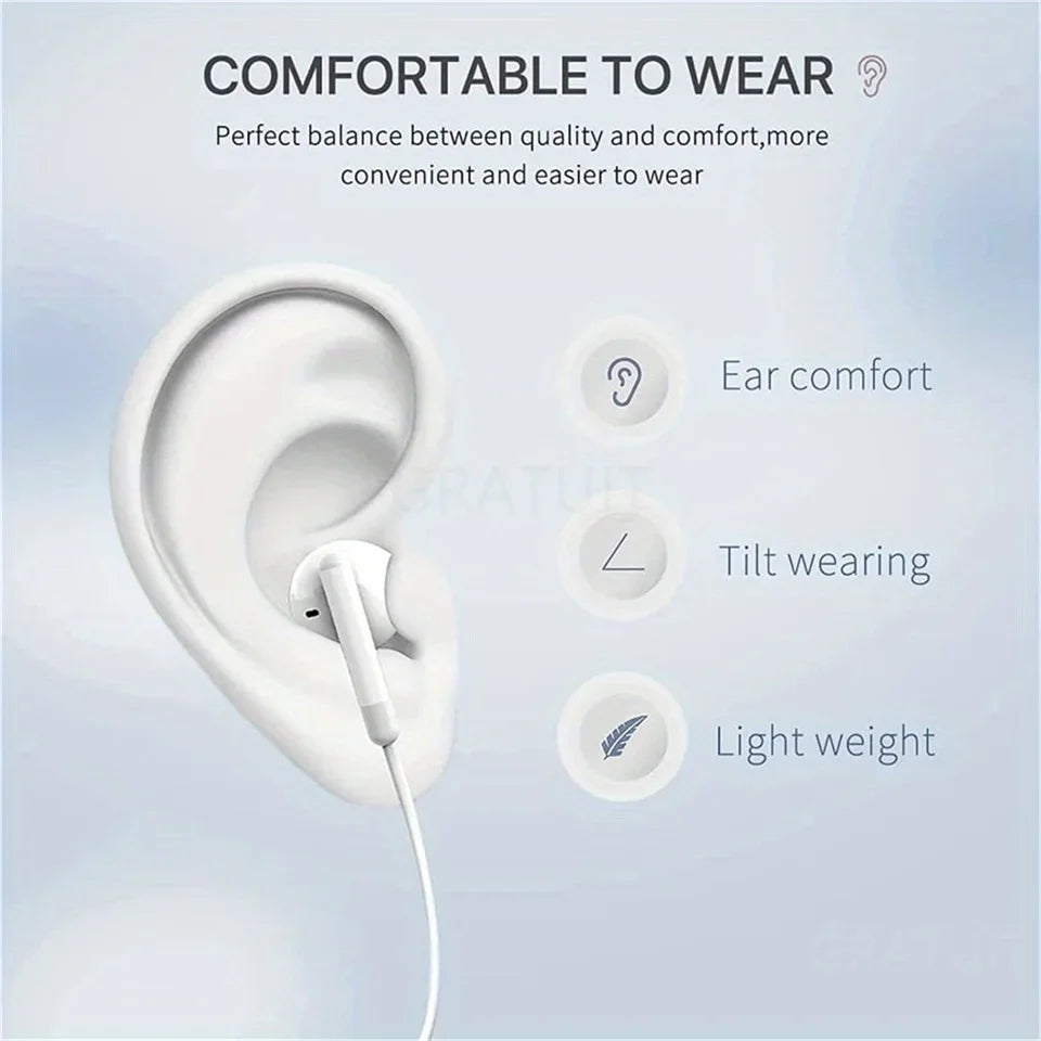 KADIXI 3.5mm Wired In-Ear Headphones