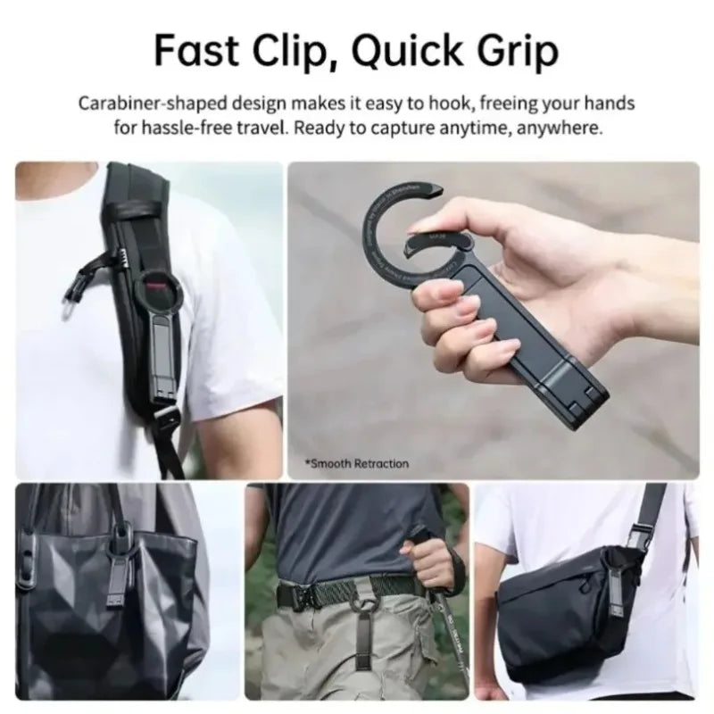 Foldable Magnetic Phone Stand – Portable Tripod Mount for iPhone 16–12