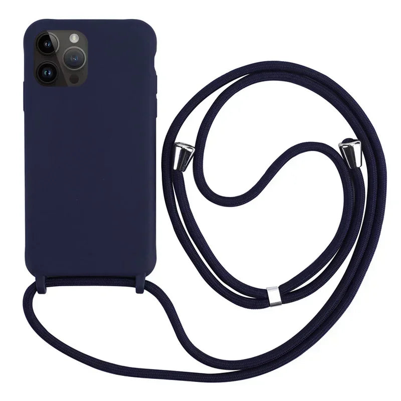Best Phone Case for iPhone 16 with Crossbody Lanyard Colorful Case — iPhone 16 case