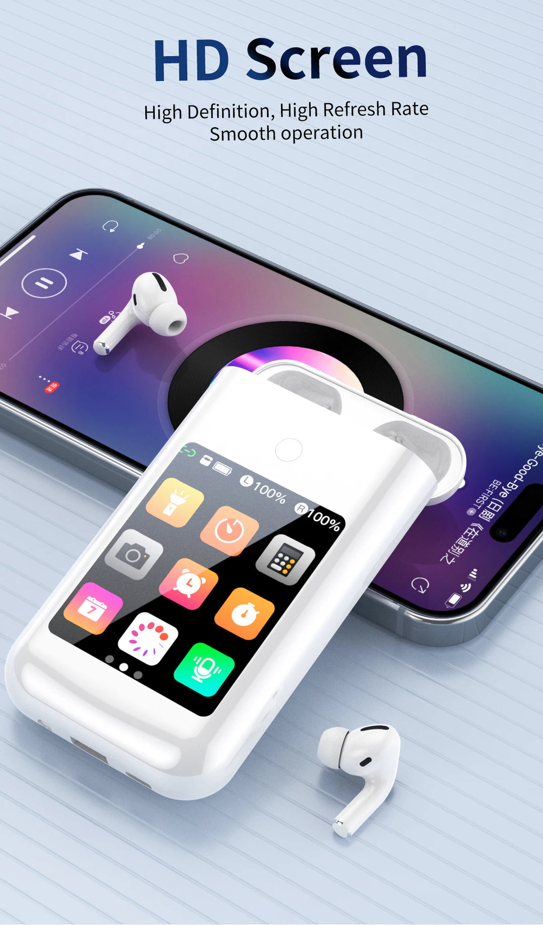 SIMSONLAB Bluetooth 5.3 TWS Wireless Earbuds with Power Bank
