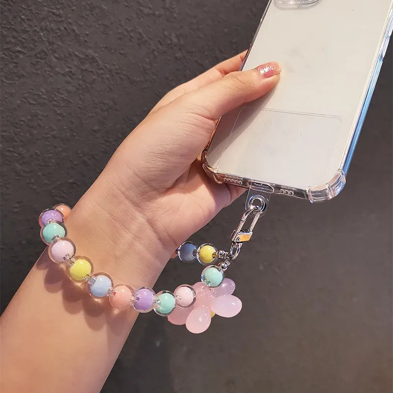 Jeffs Favorite Picks Macaron Bead Phone Wrist Lanyard