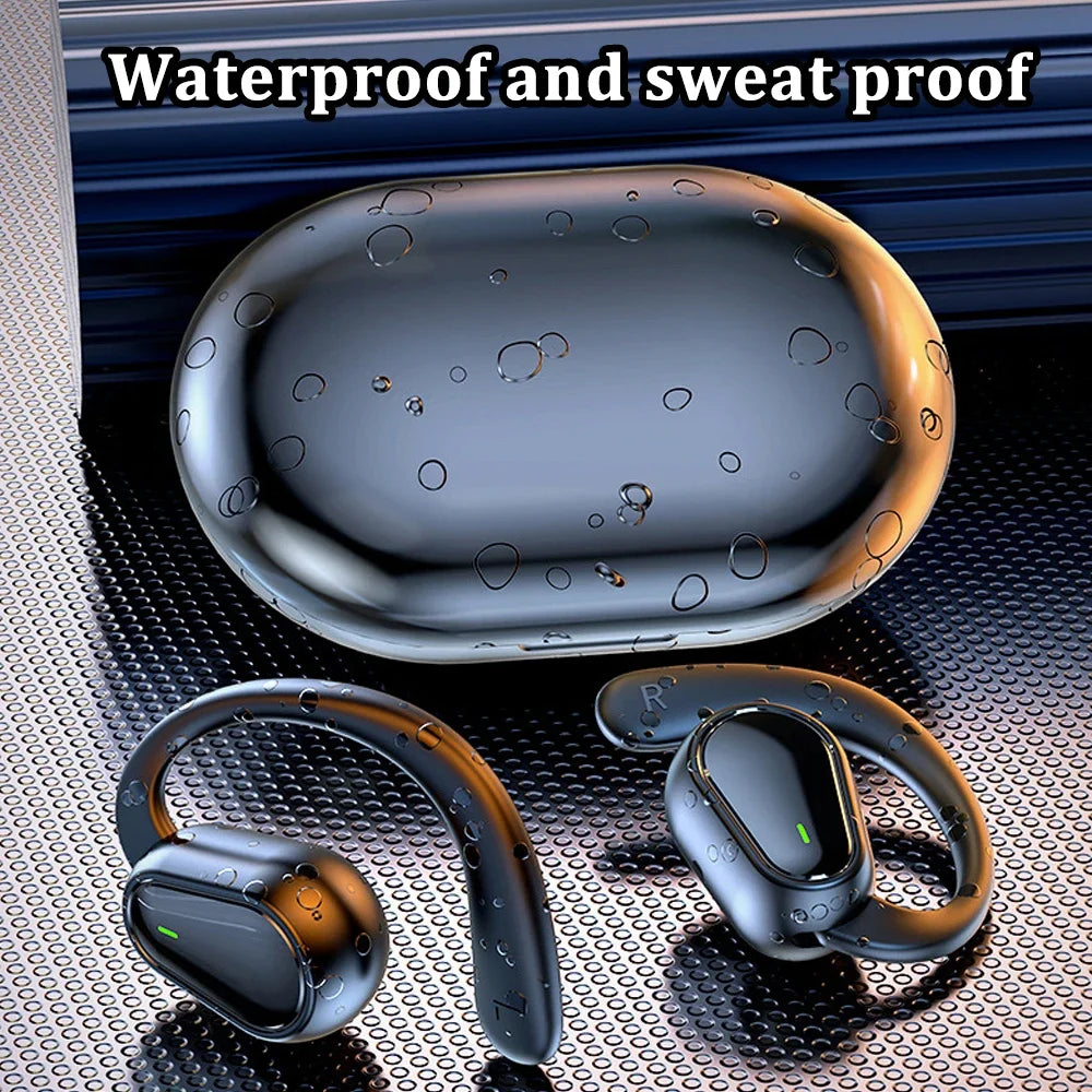 Waterproof Bluetooth Ear Hook Earphones with ANC