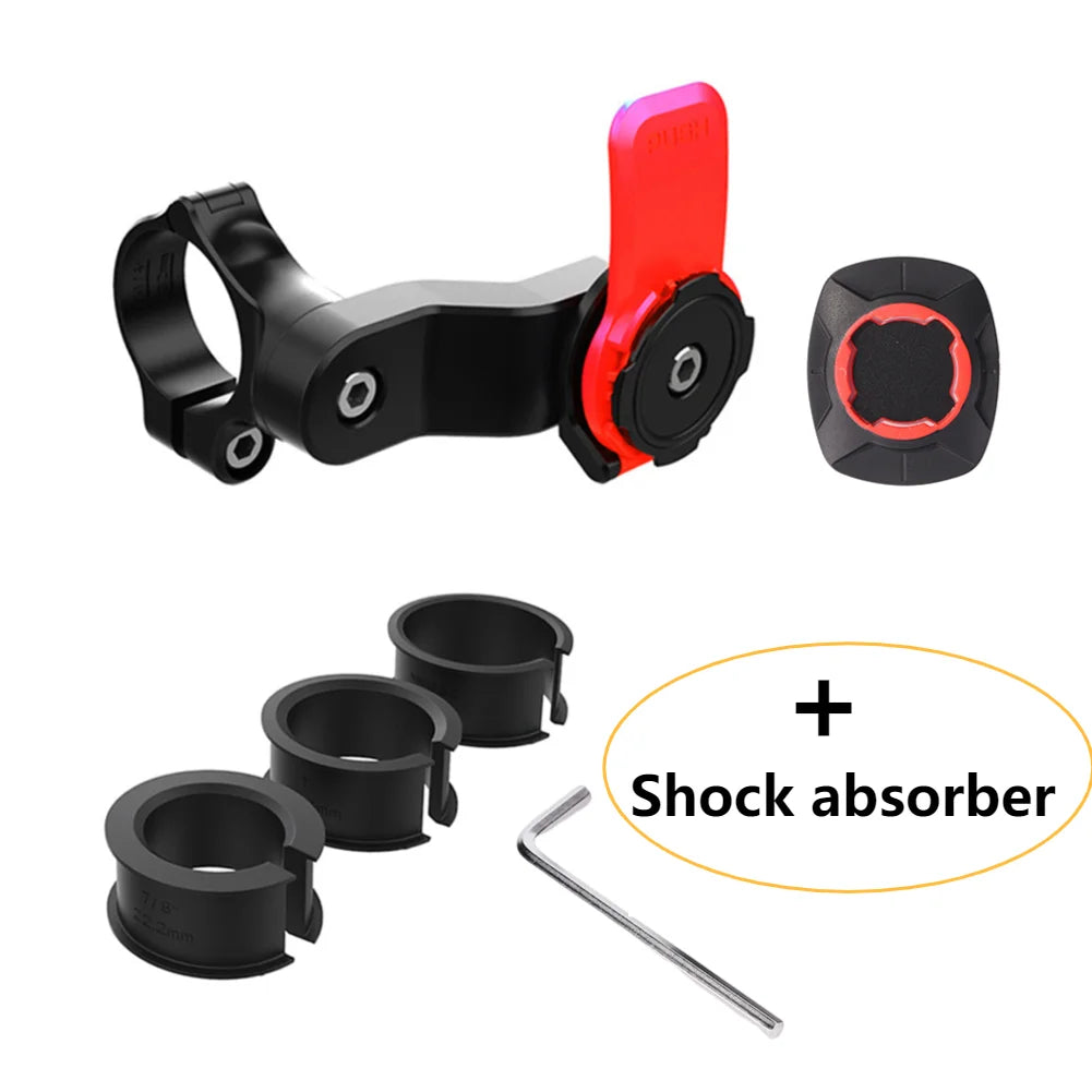 APWIKOGER Shock Absorber Bike Phone Holder – MTB Handlebar Mount