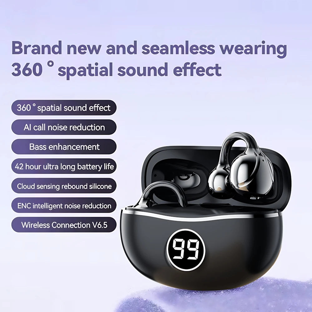 Waterproof Wireless Earbuds For Sports - 2025 Air Bone Conduction — waterproof phone accessories