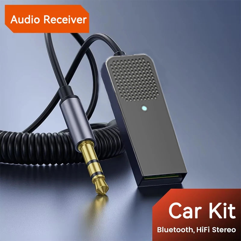 Bluetooth 5.5 Car Adapter for Universal Wireless Handsfree Audio