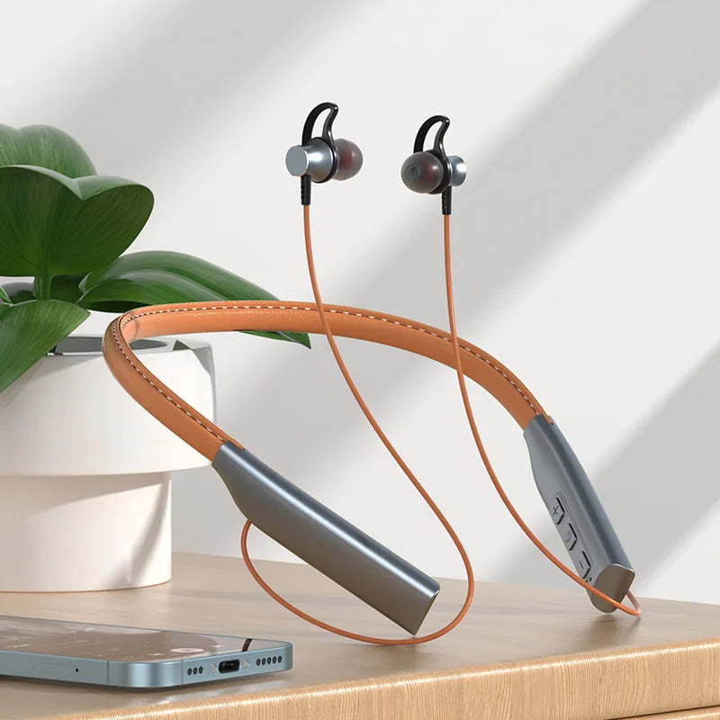 Lamgool Sports Bluetooth Earphones with Micro SD Slot - Sweatproof & Water Resistant
