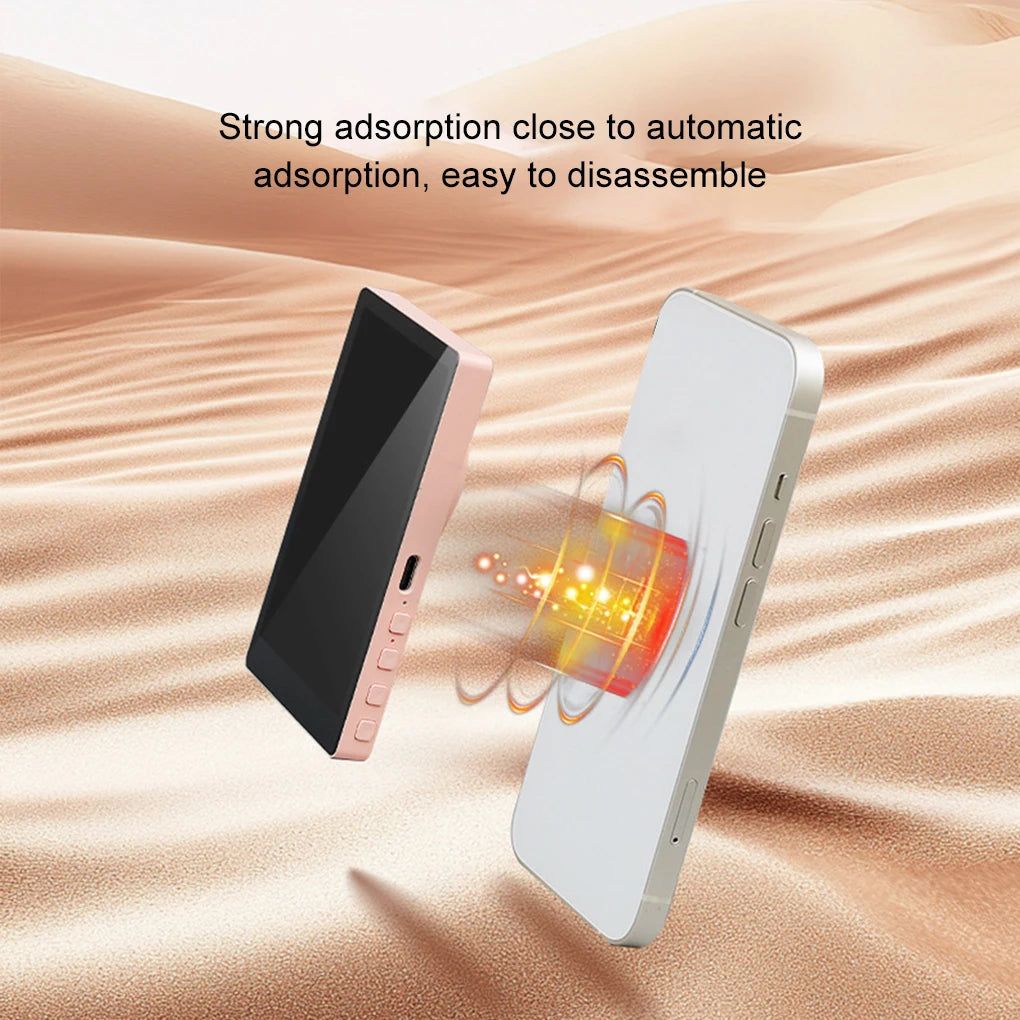 Wireless Lavalier Mic & Magnetic Monitor Kit for Smartphone Vlogging