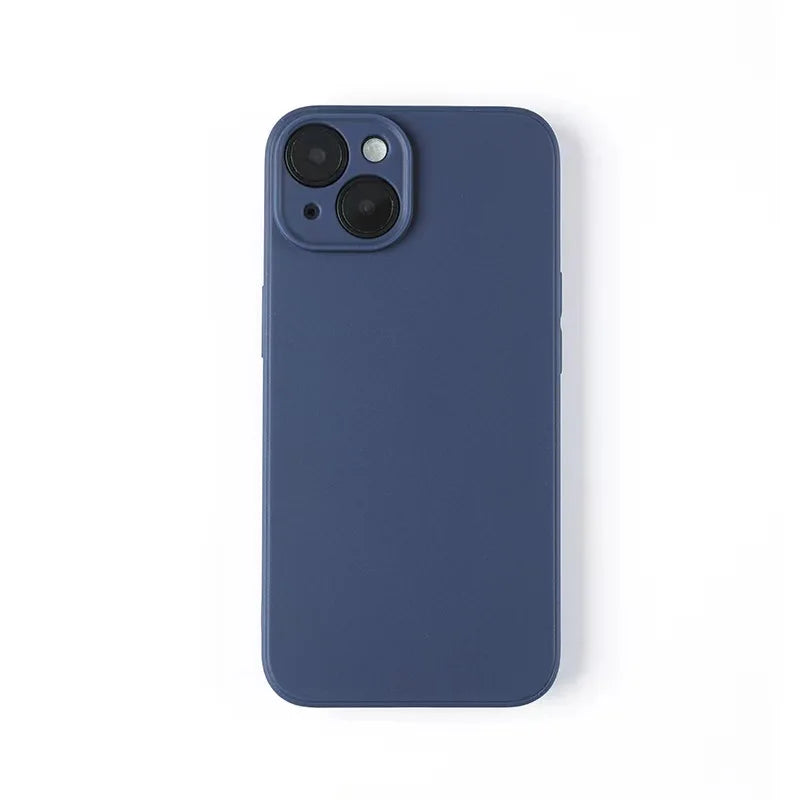 iPhone 15, 14, 13 Pro Max Candy Color Silicone Case - Soft Square Edge Cover