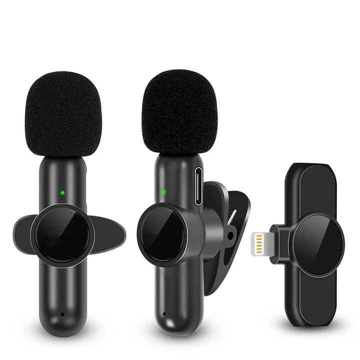 EARDOTS K61 Wireless Lavalier Mic | 9ms Ultra-Low Latency 10H Battery for iPhone Android Gaming