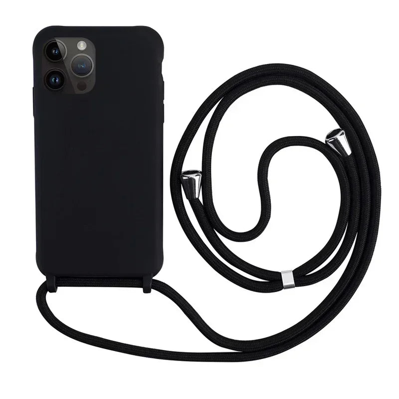 Best Phone Case for iPhone 16 with Crossbody Lanyard Colorful Case — iPhone 16 case