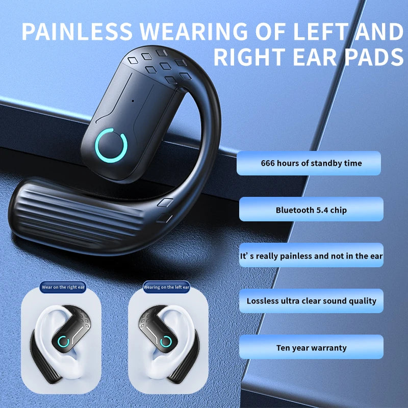 Wireless Open Ear Headsets - Long Battery Life & Comfort — wireless headsets