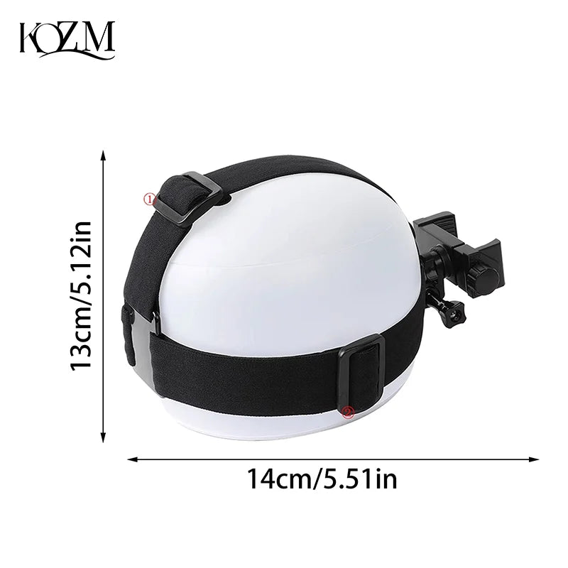 Head-Mounted Headband Bracket Adjustable Live Broadcast Mobile Phone Holder First-person Perspective Fixed Bracket Gift