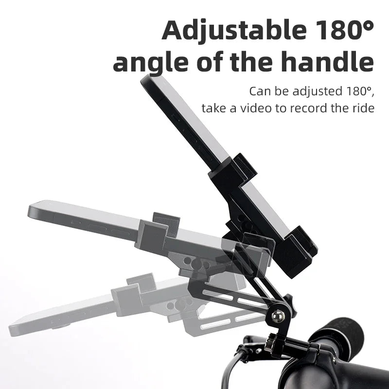ROCKBROS Aluminum Bike Phone Mount – 360° Rotation Holder 4.7-7.09"