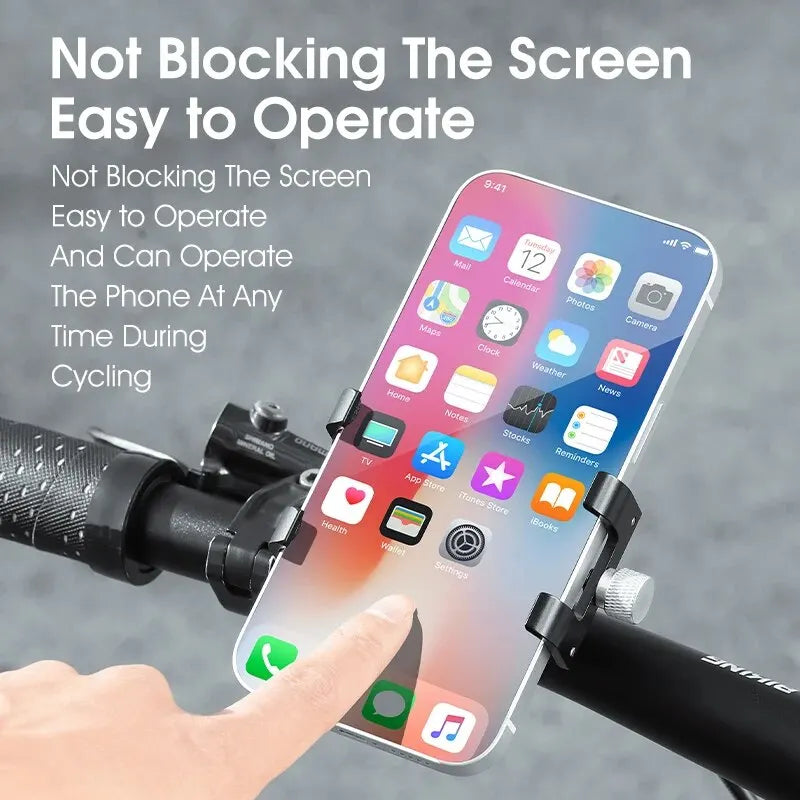 Bike Phone Mount, 77g Ultra-Light West Biking Aluminum Alloy Bracket