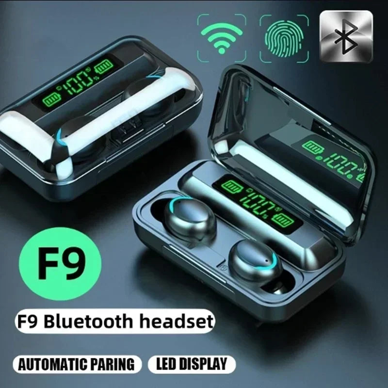 TWS F9-5 Wireless Bluetooth Earbuds - High-Quality In-Ear Headphones for Sports