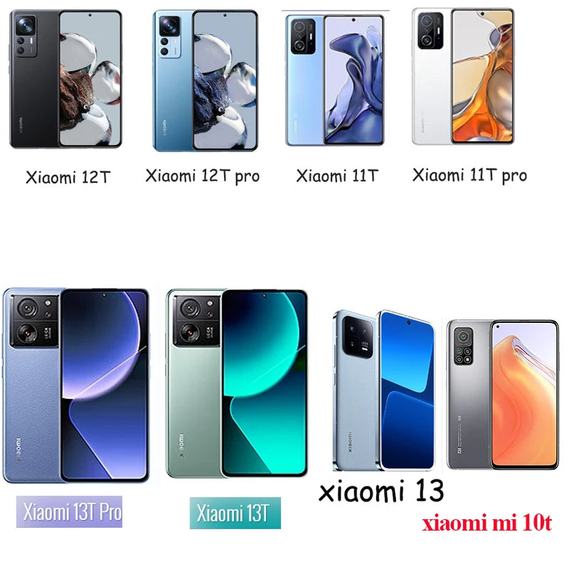 1-3 Pack Tempered Glass Screen Protector Xiaomi 14T 13T 13 12T 11T Pro 9H HD Anti-Scratch Camera Film