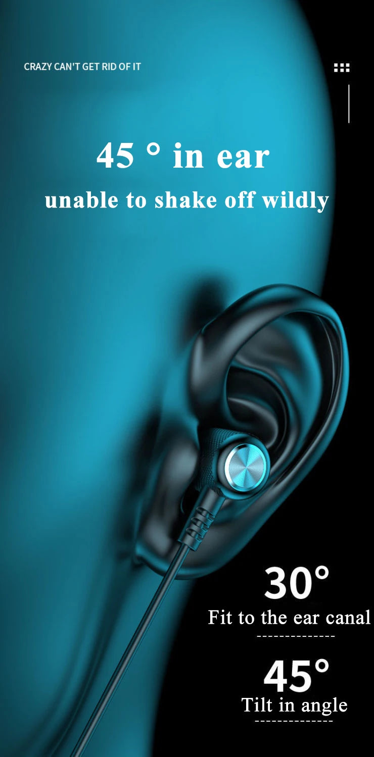 Best Wireless In Ear Headphones with Mic & Volume Control - XYJS