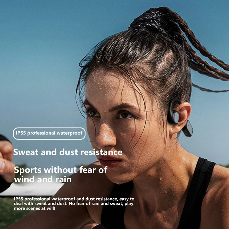 Waterproof Bluetooth 5.3 Headphones for Athletes by DIKELANG Open-Ear