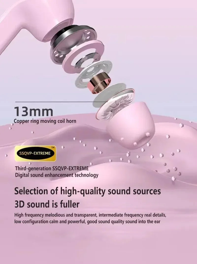 T2 Wireless Earphones with HiFi Sound and Long Battery Life