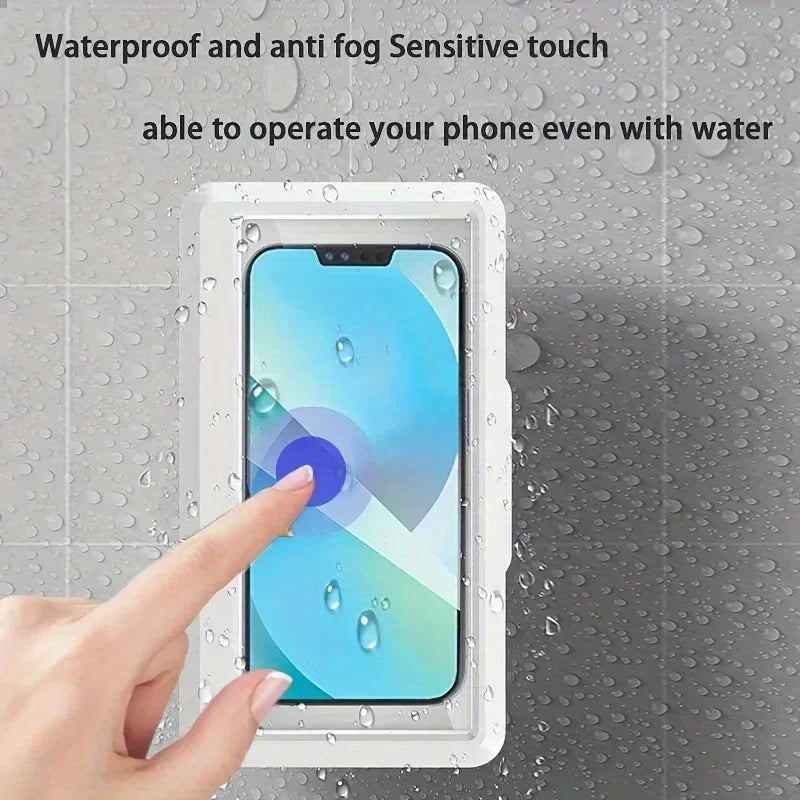Waterproof Shower Phone Holder for Anti-Fog Wall-Mounted Cases - Buy Now