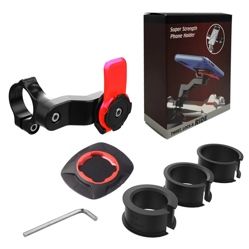 Shockproof Motorcycle Bike Phone Holder Handlebar Mount 4.7-7.2"
