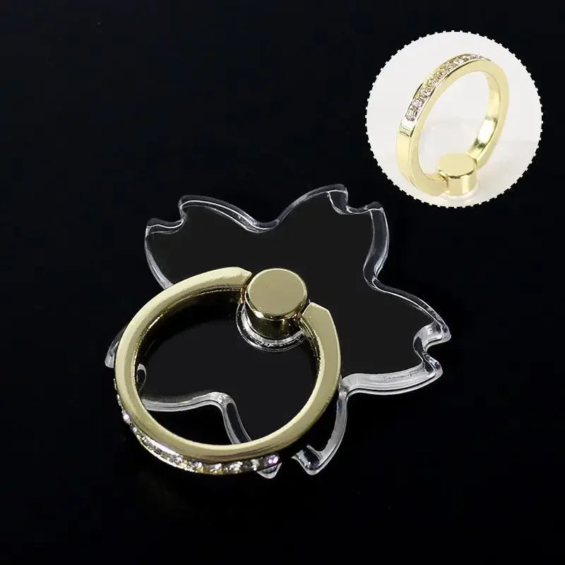 Butterfly Phone Grip & Stand - Transparent Luxury Accessory