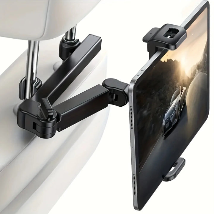 Car Headrest Tablet Holder | Adjustable Backseat Mount for iPad 4.7–12.9" | XMSJ
