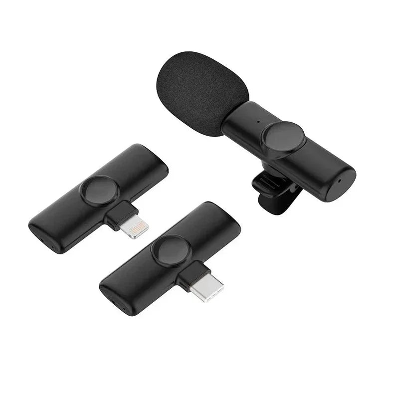 VIKEFON K11 Wireless Lavalier Microphone for iPhone and Android
