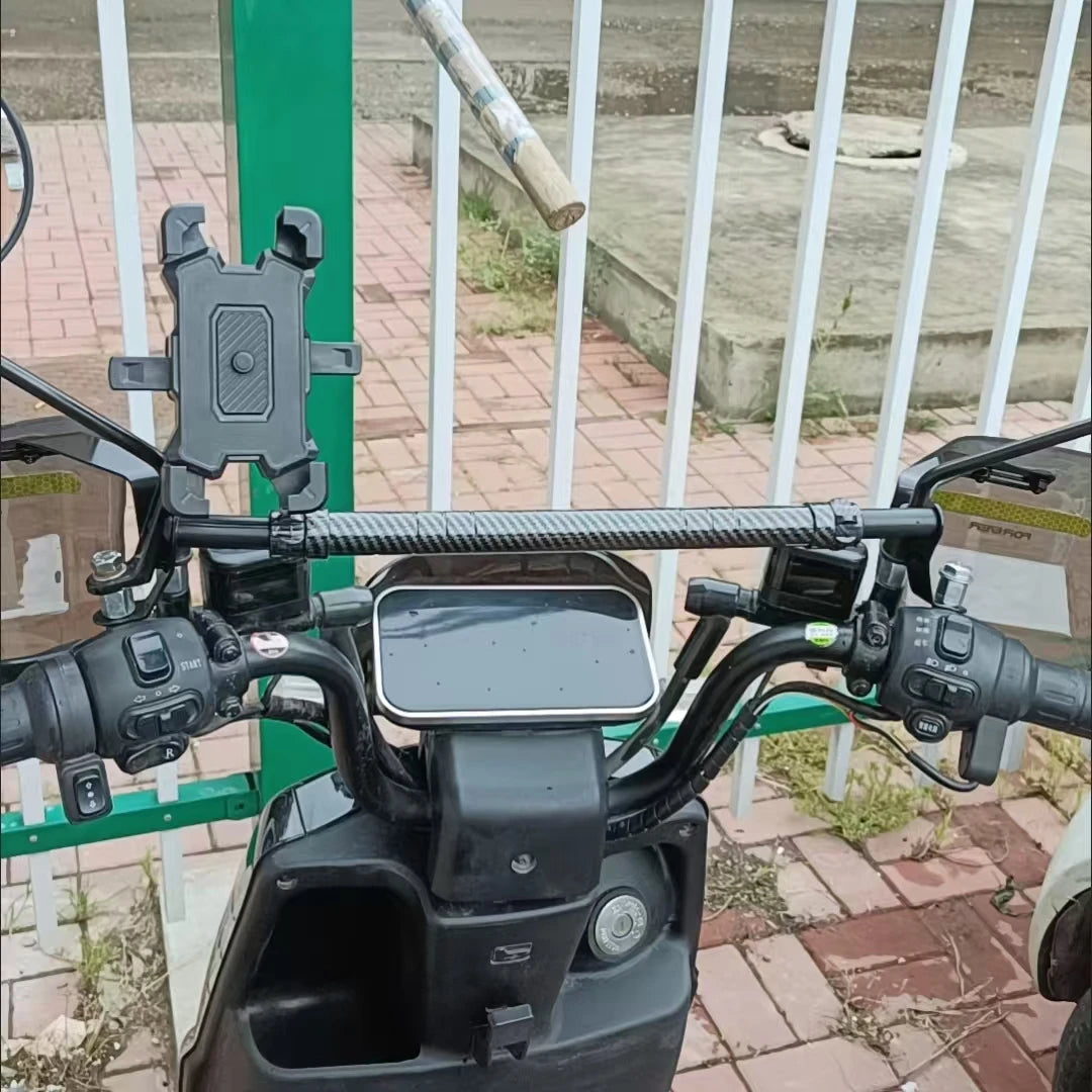 Motorcycle Cross Bar Mount – ABS Extended Rod for Phone Holder & Spotlight