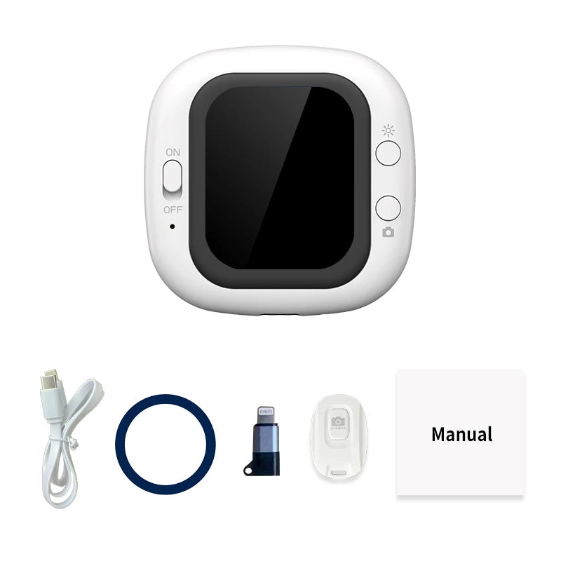 Magnetic Wireless Phone Camera Selfie Mini for Vlog Screen Mirroring — Magnetic Wireless Phone Rear Camera Selfie Mini