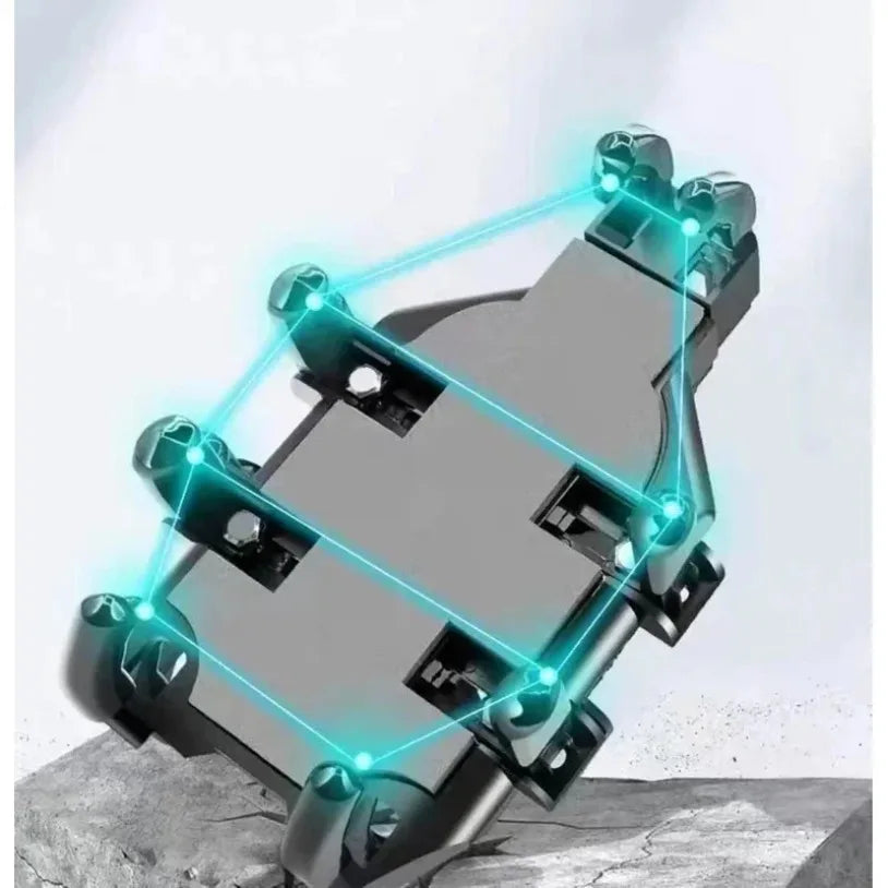 VIKEFON 8-Claw Motorcycle Phone Holder | Universal Bicycle Scooter ATV E-Bike Cell Bracket Mount