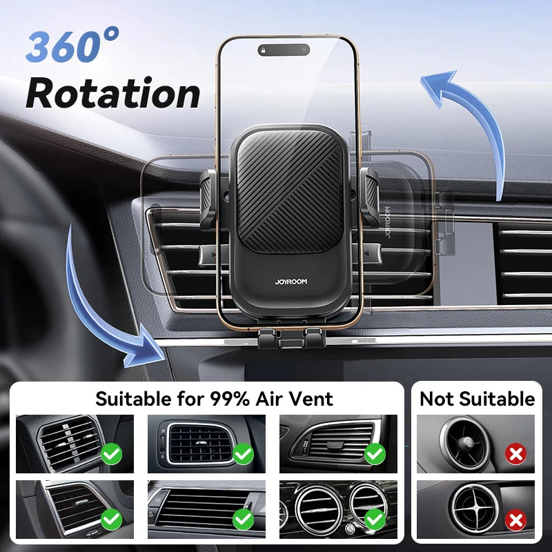 Joyroom 360° Car Air Vent Phone Holder – Universal Hands-Free Mount