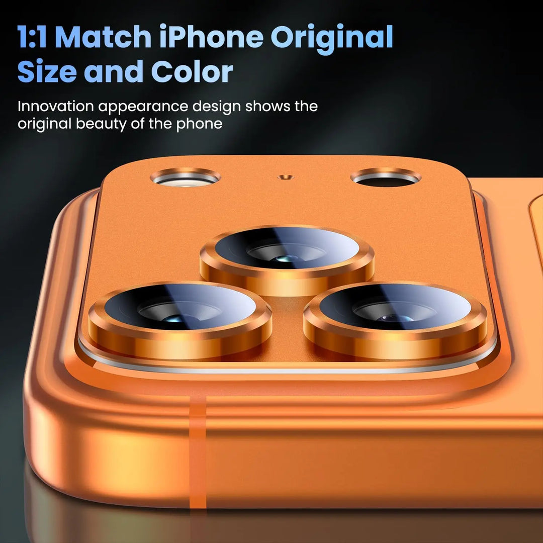 Metal Tempered Glass Camera Lens Protector iPhone 17 Pro Max 17 Pro 17 Air HD Full Cover Lens Guard