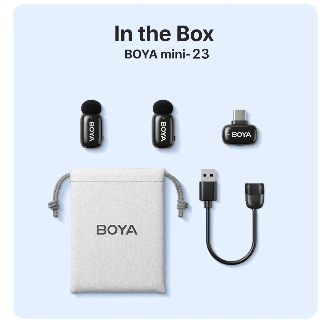 BOYA Lavalier Microphone: Professional Audio in Your Pocket — boya mini wireless microphone