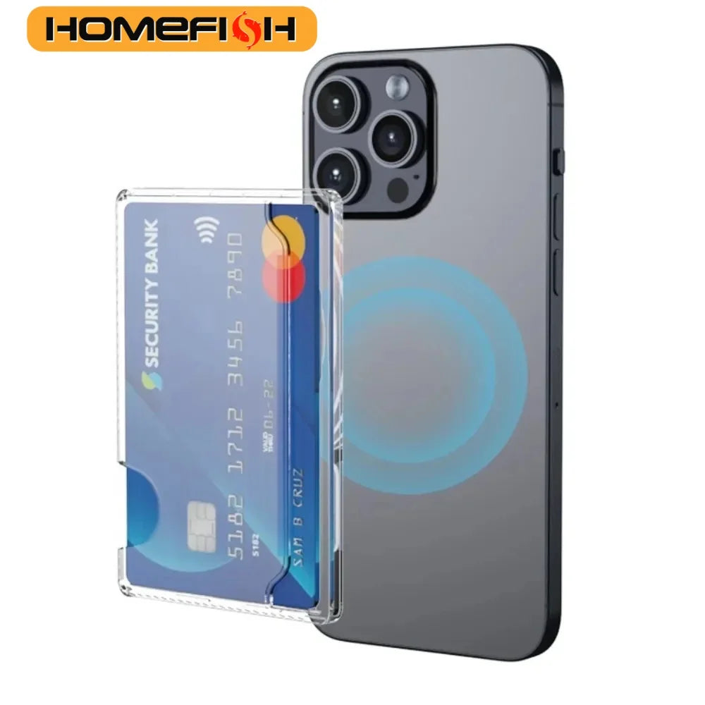 MagSafe Clear Magnetic Phone Card Holder — magsafe accessories