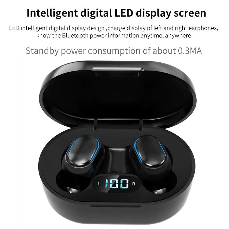 Wireless Earbuds – Waterproof Bluetooth TWS Sport Headphones