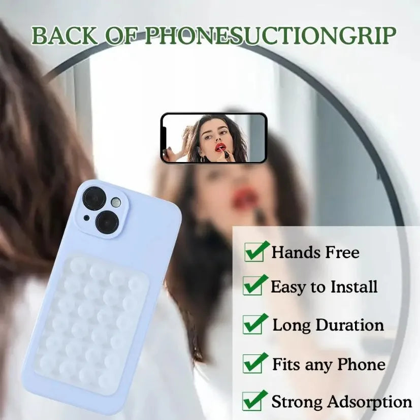 Silicone Suction Cup Phone Holder: Hands-Free Wall Mount for Your Convenience