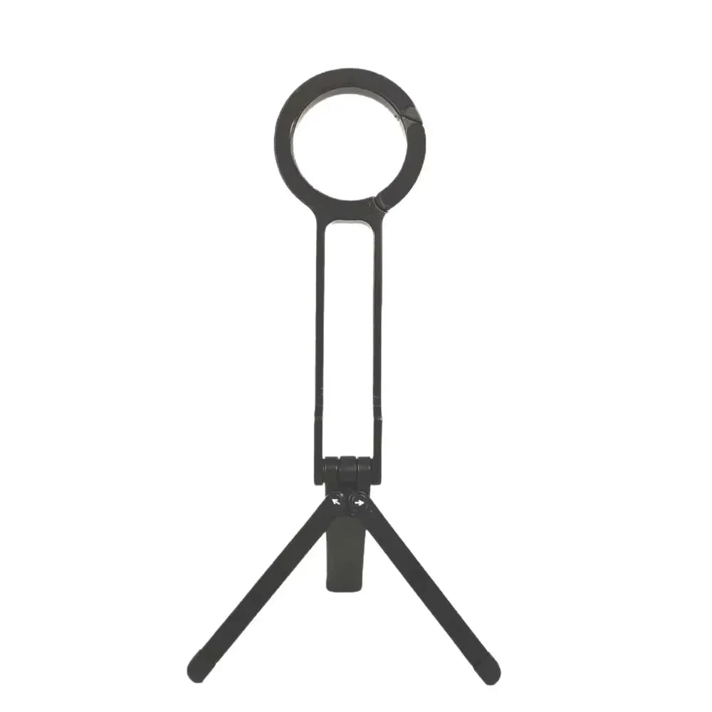 VIKEFON Magnetic Carabiner Phone Tripod – Foldable Selfie Stick Stand
