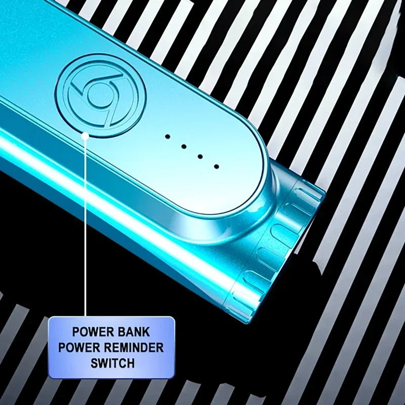 Luxuglow Waterproof Neckband Bluetooth Earphones with Power Bank