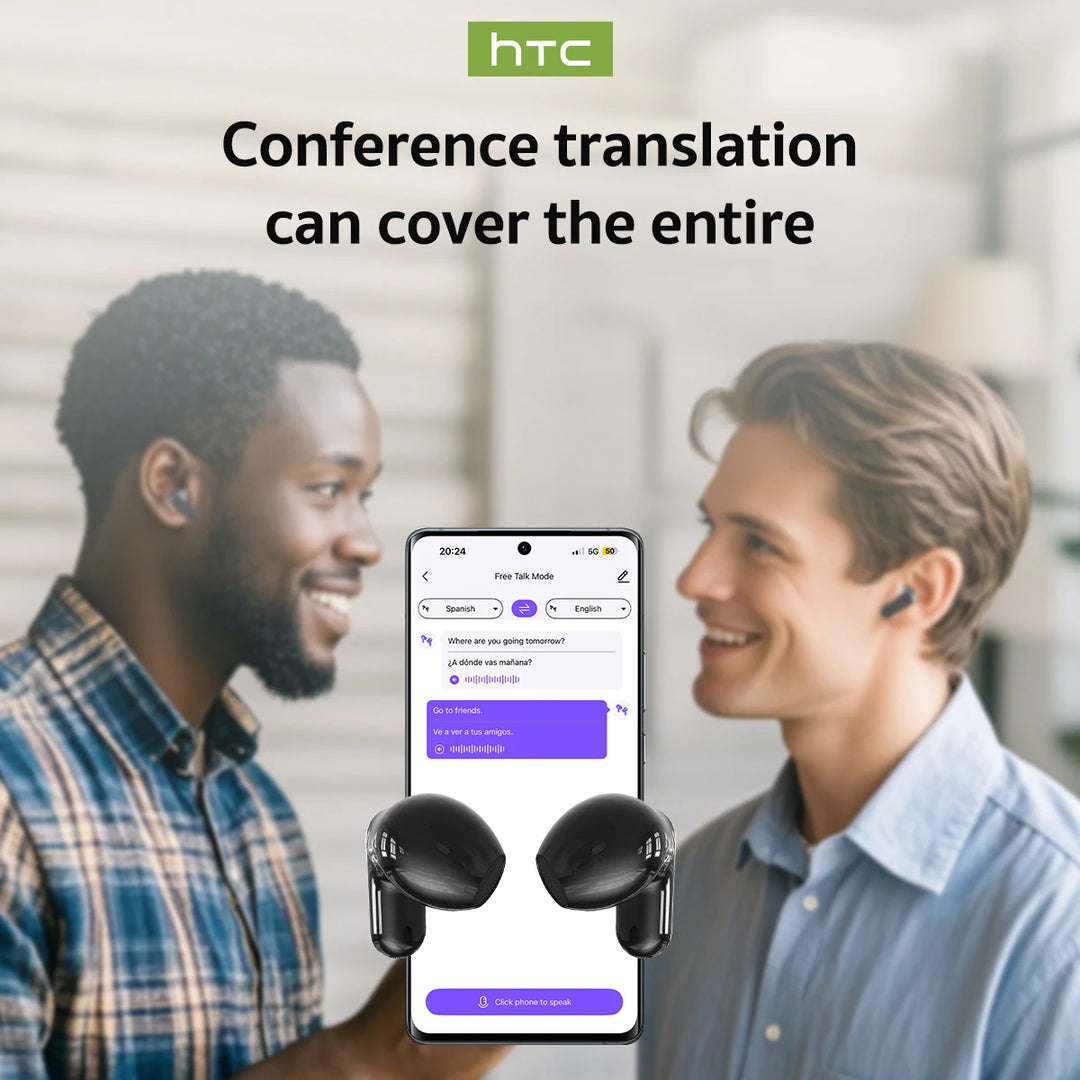 Real-Time Translation Earbuds Wireless Bluetooth IPX4 Waterproof