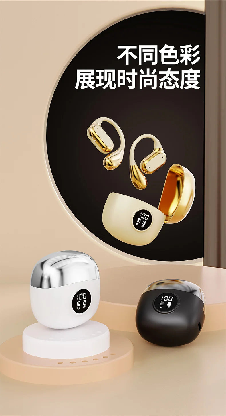 Bluetooth 5.3 Wireless Ear Hook Headphones, Waterproof High Fidelity - JEFF's Favorite Picks