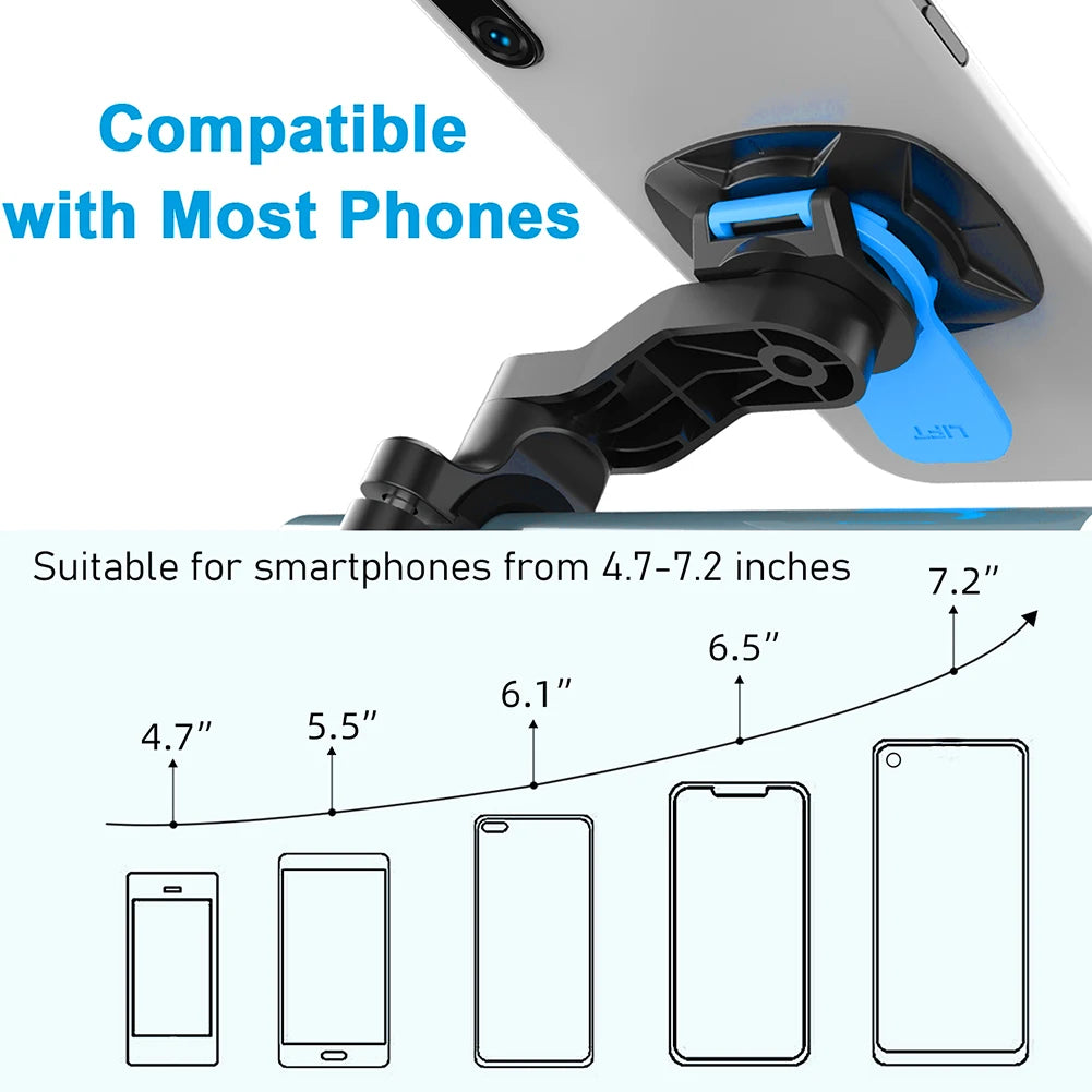 APWIKOGER Shock Absorber Bike Phone Holder – MTB Handlebar Mount
