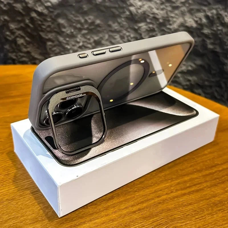MagSafe Glass Lens Protector Case iPhone 17 16 15 14 13 12 11 Pro Max Magnetic Shockproof Clear Cover